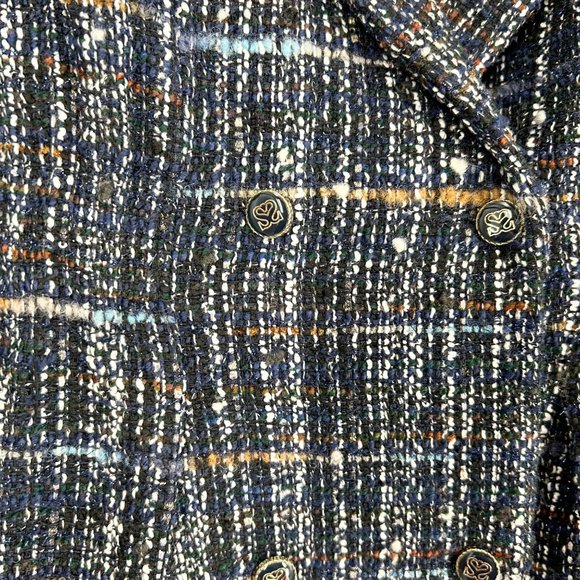 NWT Sandro Alizou Double-Breasted Bouclé-Tweed Mini Dress - Picture 5 of 9